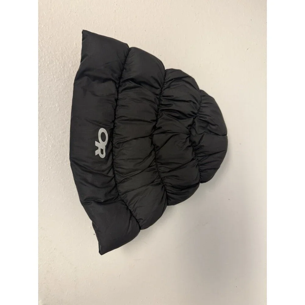 Outdoor Research Transcendent Down Beanie Hat Black S/M Packable Puff Winter F18